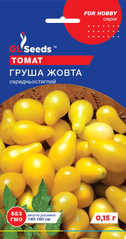 Семена томатов Груша желтая 0.15г, GL Seeds - фото упаковки