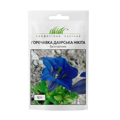 Горечавка даурська Нікіта 0.1г, Професійне насіння - фото упаковки