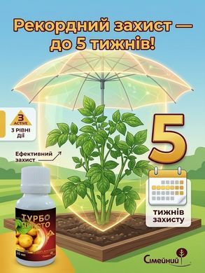 Інсектицид Турбо Престо 3 актив 50 мл, Сімейний Сад - фото упаковки