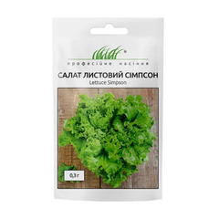 Семена салата Симпсон 0.3г, Профессиональные семена - фото упаковки
