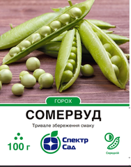 Насіння гороху Сомервуд 100г, Спектр Сад - фото упаковки