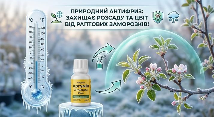 Добриво-кріопротектор Аргумін Антистрес 100 мл - фото упаковки
