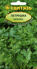 Насіння петрушки Наталка 3г, Свитязь - фото упаковки