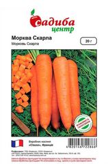 Насіння моркви Скарла 20г, Садиба - фото упаковки