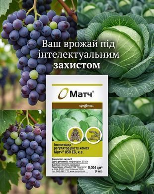 Инсектицид Матч 4 мл, Syngenta - фото упаковки
