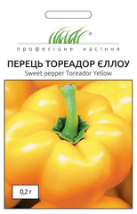 Насіння перцю Тореадор Єллоу 0.2г, Професійне насіння - фото упаковки