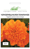 Чорнобривці Малюк помаранчеві 0.1г, Професійне насіння - фото упаковки