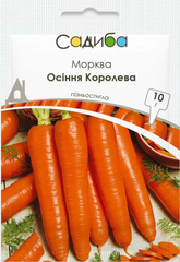 Семена моркови Осенняя королева 10г, Садиба - фото упаковки