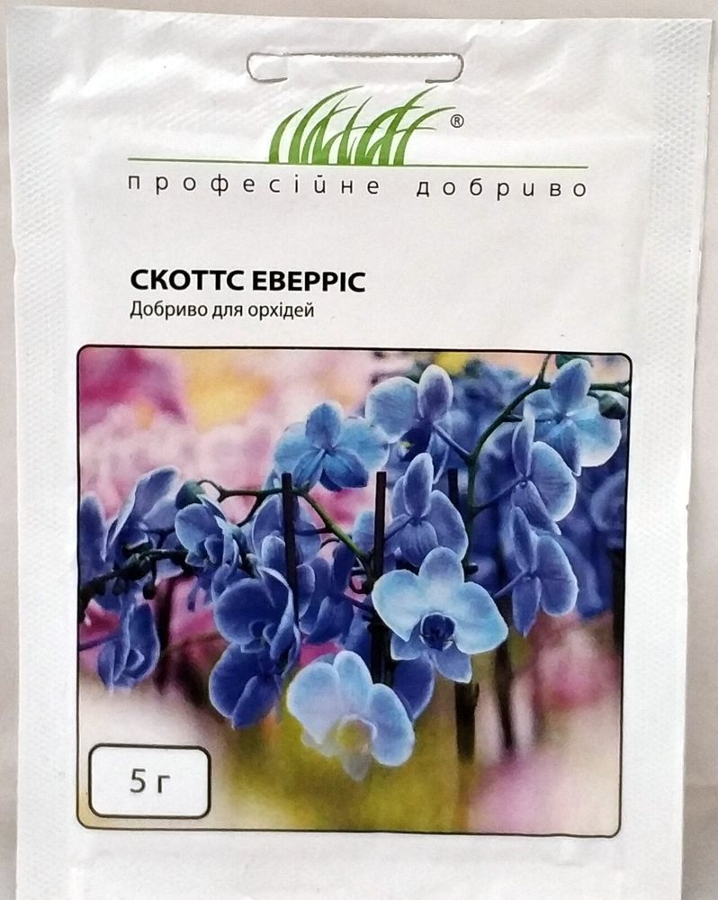 Удобрение Скоттс Еверрис для орхидей 5г, Професиональние семена - фото упаковки